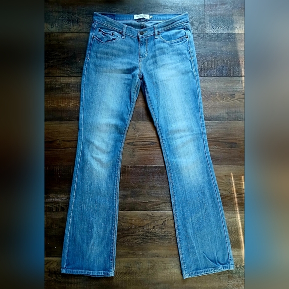 Abercrombie & Fitch Denim - Abercrombie & Fitch Stretch Emma Blue Denim Vintage Y2K Bootcut Jeans Size 6 R